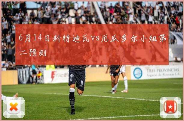 6月14日科特迪瓦vs厄瓜多尔小组第二预测